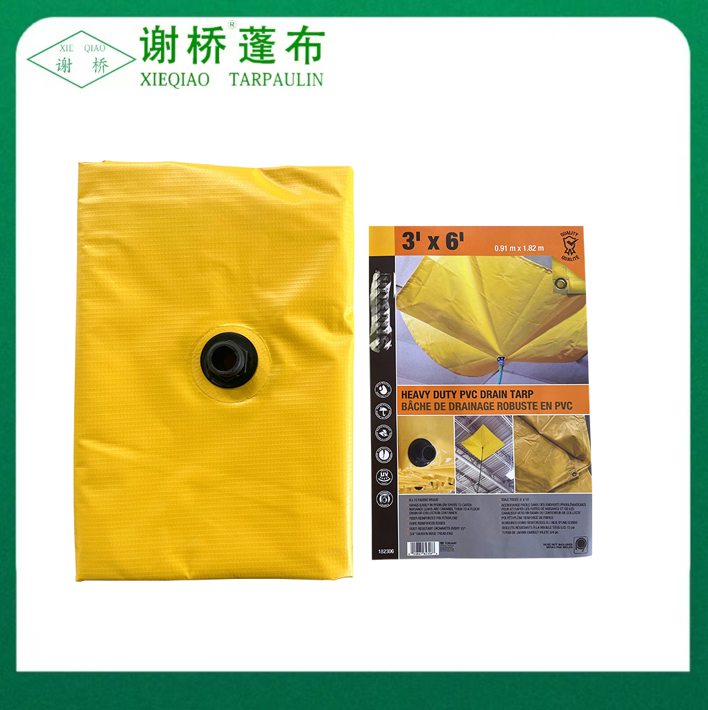 Tarp cống vàng vinyl màu vàng
